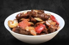لحم بالفطر عادي