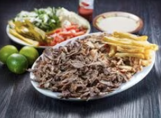 صحن شاورما مشكل