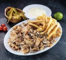 صحن شاورما دجاج صغير