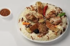 نفر لحم مندي مع زر الناضج