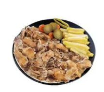 شاورما دجاج على الصحن
